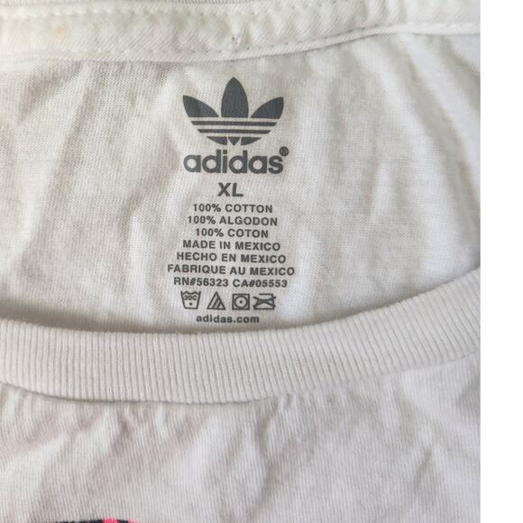 RARE Adidas x Jeremy Scott Pink and Black Panda Shirt, Size XL - Picture 2 of 7